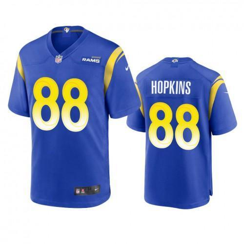 Los Angeles Rams #88 Brycen Hopkins Nike Game NFL Jersey - Royal