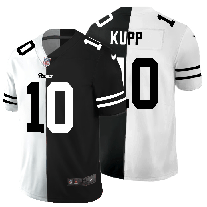 Los Angeles Rams #10 Cooper Kupp Black V White Peace Split Nike Vapor Untouchable Limited NFL Jersey