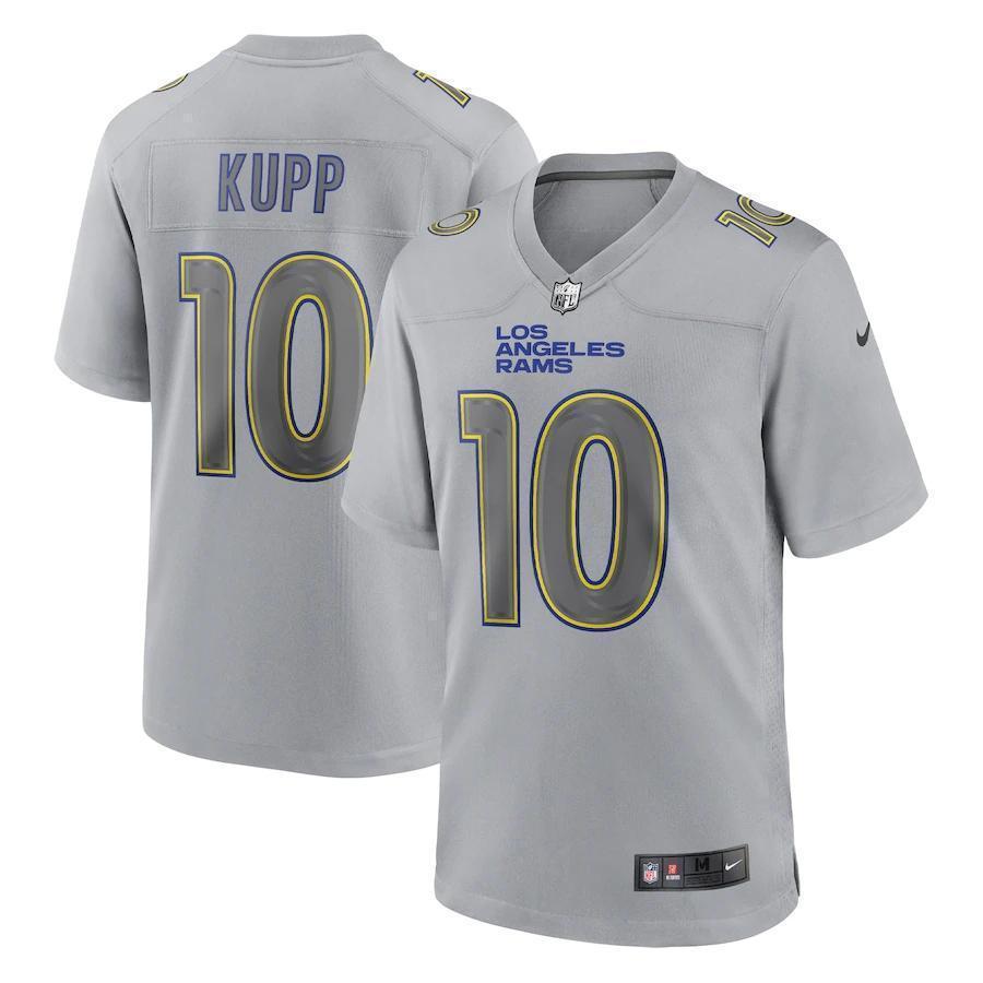 Los Angeles Rams #10 Cooper Kupp Gray Atmosphere Fashion Game Jersey