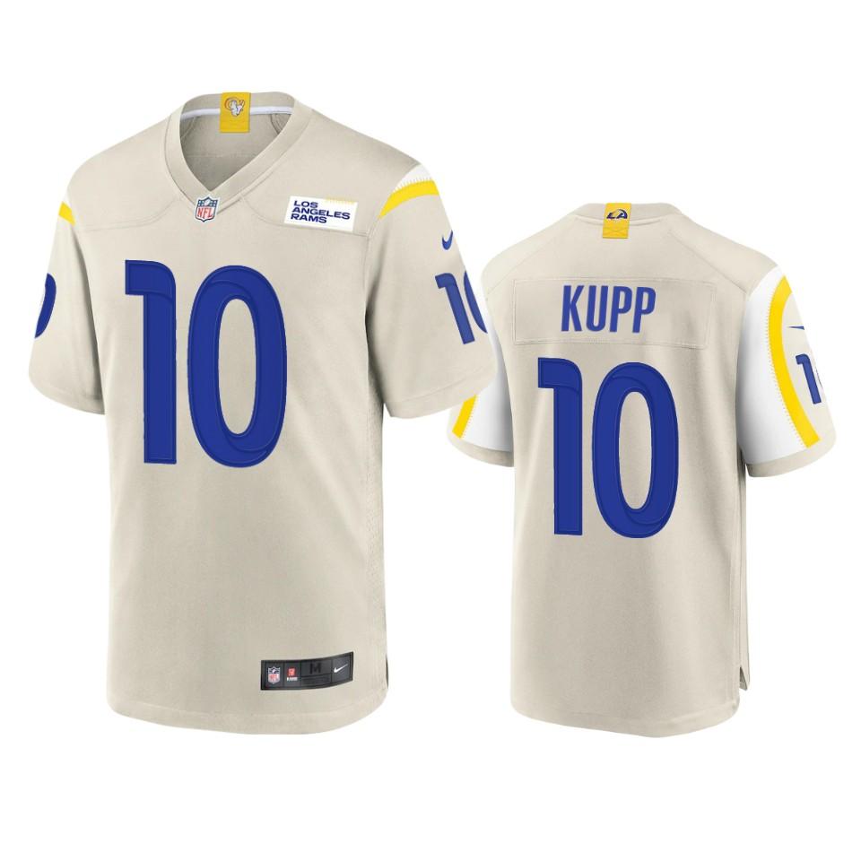 Los Angeles Rams #10 Cooper Kupp Nike Game NFL Jersey - Bone