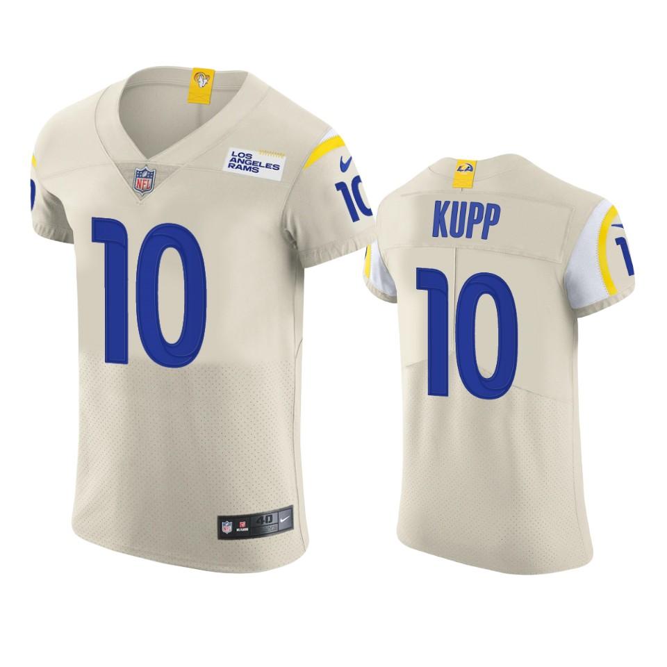 Los Angeles Rams #10 Cooper Kupp Nike Vapor Elite Player NFL Jersey - Bone