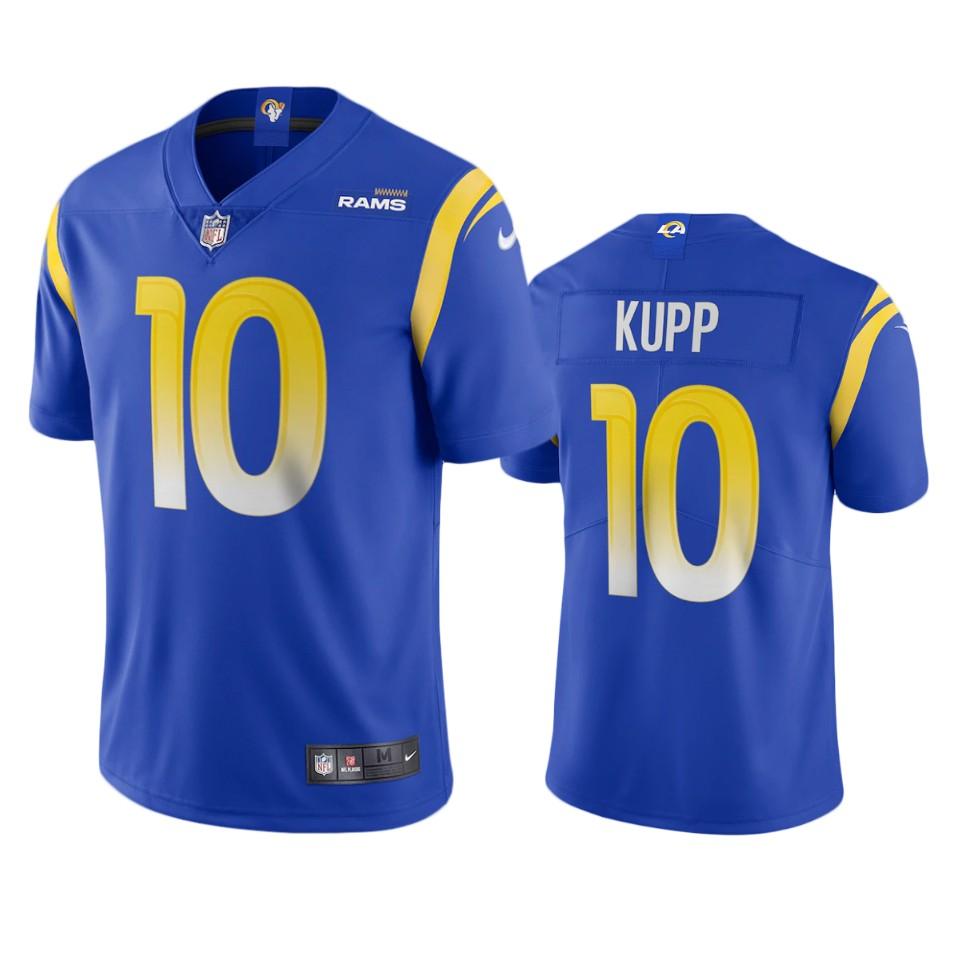 Los Angeles Rams #10 Cooper Kupp Nike Vapor Limited NFL Jersey - Royal