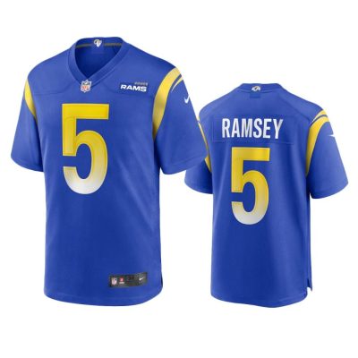 Los Angeles Rams #5 Jalen Ramsey Nike Game NFL Jersey - Royal