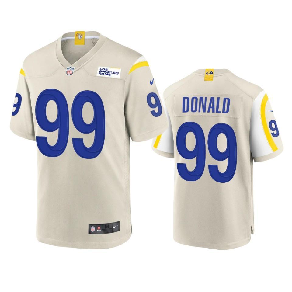 Los Angeles Rams #99 Aaron Donald Nike Game NFL Jersey - Bone