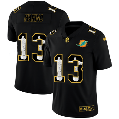 Miami Dolphins #13 Dan Marino Nike Carbon Black Vapor Cristo Redentor Limited NFL Jersey