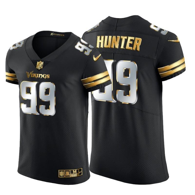 Minnesota Vikings #99 Danielle Hunter Nike Black Edition Vapor Untouchable Elite NFL Jersey