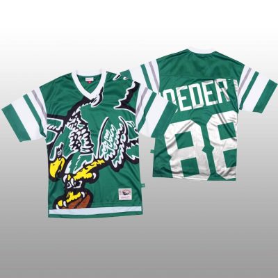 NFL Philadelphia Eagles #88 Dallas Goedert Green Mitchell & Nell Big Face Fashion Limited NFL Jersey