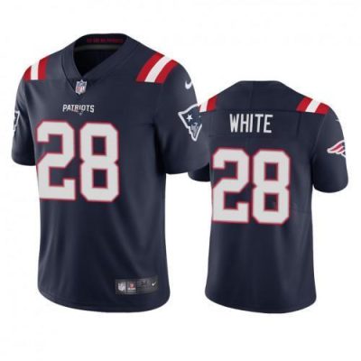 New England Patriots #28 James White Nike Navy 2020 Vapor Limited Jersey