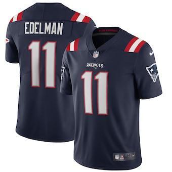 New England Patriots #11 Julian Edelman Nike Navy 2020 Vapor Limited Jersey