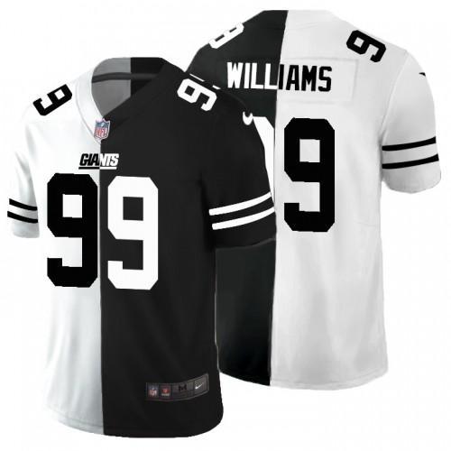 New York New York Giants #99 Leonard Williams Men's Black V White Peace Split Nike Vapor Untouchable Limited NFL Jersey Men's