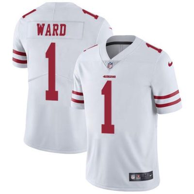 Nike 49ers #1 Jimmie Ward White Stitched NFL Vapor Untouchable Limited Jersey