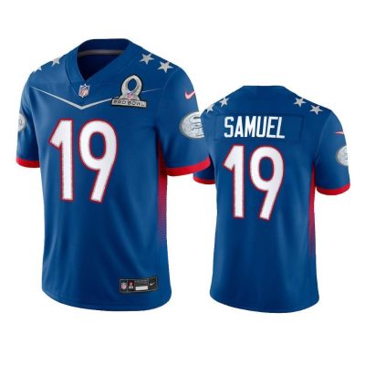 Nike 49ers #19 Deebo Samuel NFL 2022 NFC Pro Bowl Game Jersey Royal