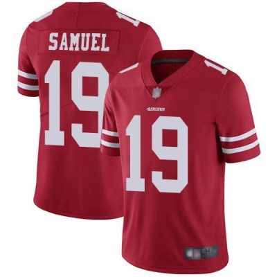 Nike 49ers #19 Deebo Samuel Red Team Color Stitched NFL Vapor Untouchable Limited Jersey