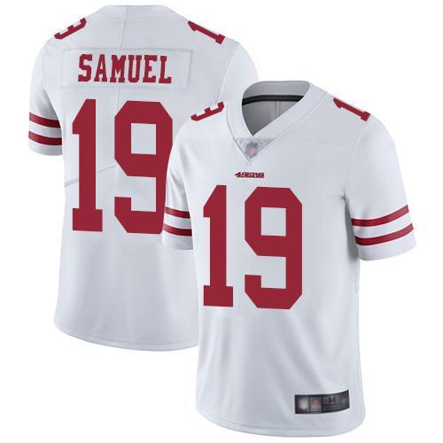 Nike 49ers #19 Deebo Samuel White Stitched NFL Vapor Untouchable Limited Jersey