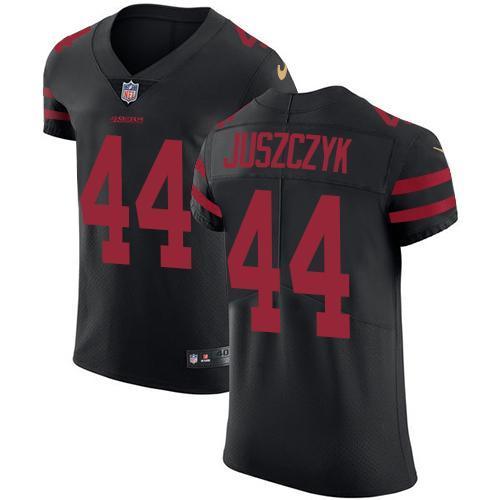 Nike 49ers #44 Kyle Juszczyk Black Alternate Stitched NFL Vapor Untouchable Elite Jersey