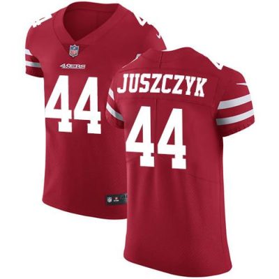 Nike 49ers #44 Kyle Juszczyk Red Team Color Stitched NFL Vapor Untouchable Elite Jersey