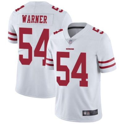 Nike 49ers #54 Fred Warner White Stitched NFL Vapor Untouchable Limited Jersey