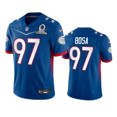 Nike 49ers #97 Nick Bosa NFL 2022 NFC Pro Bowl Game Jersey Royal