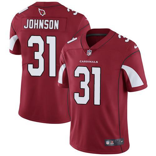 Nike Arizona Cardinals #31 David Johnson Red Team Color Stitched NFL Vapor Untouchable Limited Jersey