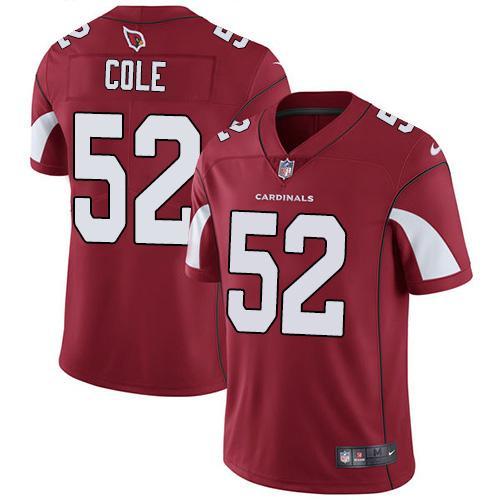 Nike Arizona Cardinals #52 Mason Cole Red Team Color Stitched NFL Vapor Untouchable Limited Jersey
