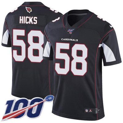 Nike Arizona Cardinals #58 Jordan Hicks Black Alternate Stitched NFL 100th Season Vapor Limited Jersey