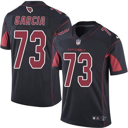 Nike Arizona Cardinals #73 Max Garcia Black Stitched NFL Limited Rush Jersey