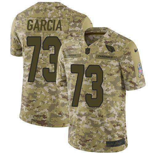 Nike Arizona Cardinals #73 Max Garcia Camo Stitched NFL Limited 2018 Salute To Service Jersey