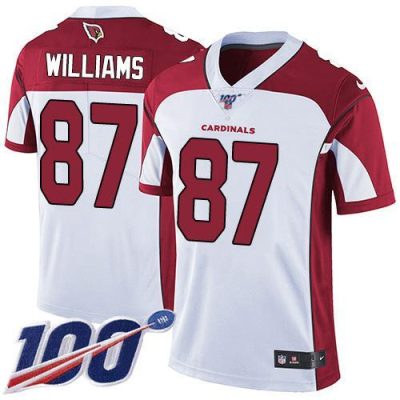 Nike Arizona Cardinals #87 Maxx Williams White Stitched NFL 100th Season Vapor Limited Jersey