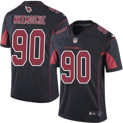 Nike Arizona Cardinals #90 Robert Nkemdiche Black Stitched NFL Limited Rush Jersey