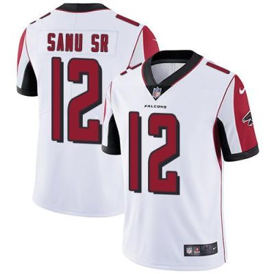 Nike Atlanta Falcons #12 Mohamed Sanu Sr White Stitched NFL Vapor Untouchable Limited Jersey