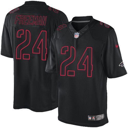 Nike Atlanta Falcons #24 Devonta Freeman Black Stitched NFL Impact Limited Jersey