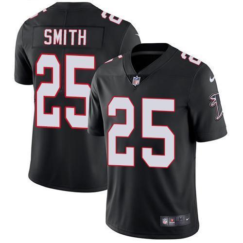 Nike Atlanta Falcons #25 Ito Smith Black Alternate Stitched NFL Vapor Untouchable Limited Jersey