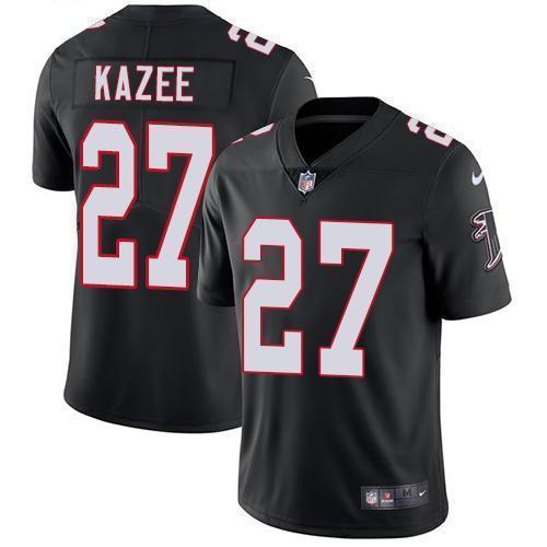 Nike Atlanta Falcons #27 Damontae Kazee Black Alternate Stitched NFL Vapor Untouchable Limited Jersey