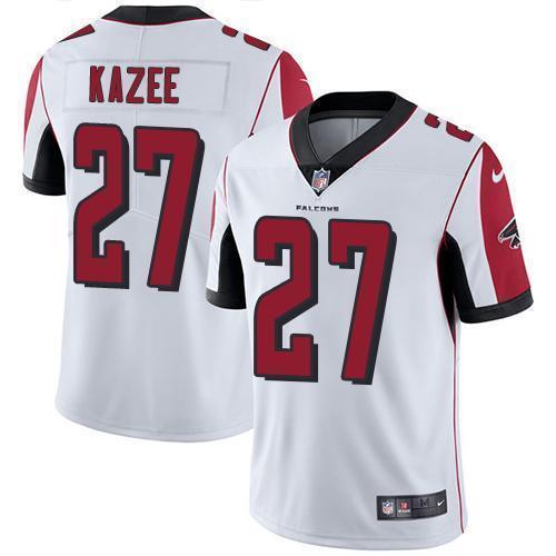 Nike Atlanta Falcons #27 Damontae Kazee White Stitched NFL Vapor Untouchable Limited Jersey