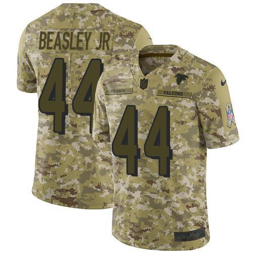 Nike Atlanta Falcons #44 Vic Beasley Jr Camo Stitched NFL Limited 2018 Salute To Service Jersey