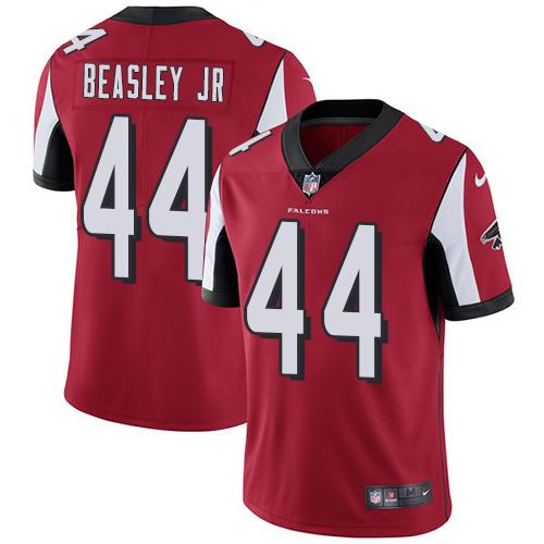 Nike Atlanta Falcons #44 Vic Beasley Jr Red Team Color Stitched NFL Vapor Untouchable Limited Jersey