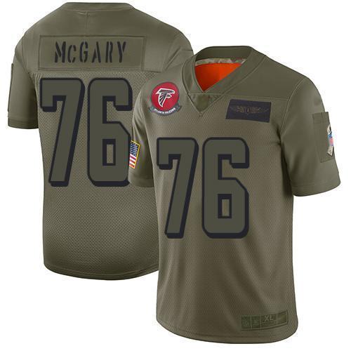 Nike Atlanta Falcons #76 Kaleb McGary Camo Stitched NFL Limited 2019 Salute To Service Jersey