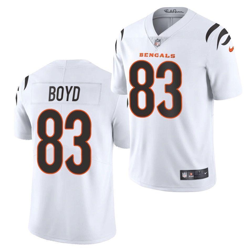 Nike Bengals #83 Tyler Boyd White Nike Vapor Limited Jersey