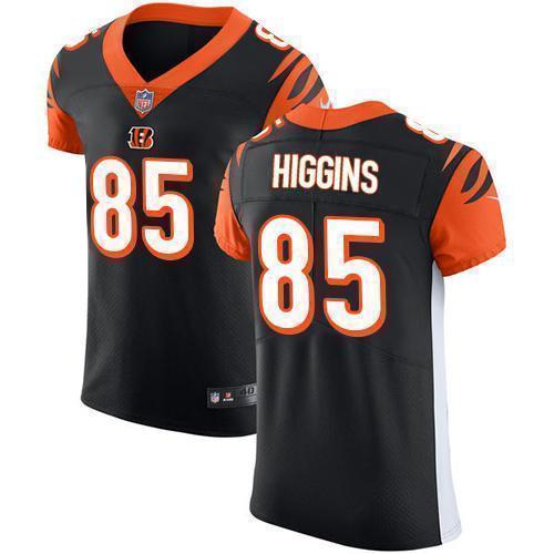 Nike Bengals #85 Tee Higgins Black Team Color Stitched NFL Vapor Untouchable Elite Jersey
