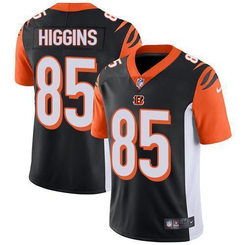 Nike Bengals #85 Tee Higgins Black Team Color Stitched NFL Vapor Untouchable Limited Jersey