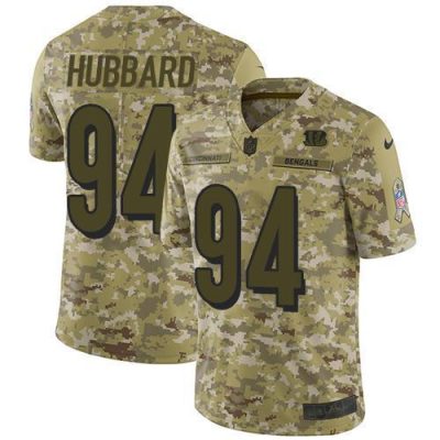 Nike Bengals #94 Sam Hubbard Camo Stitched NFL Limited 2018 Salute To Service Jersey