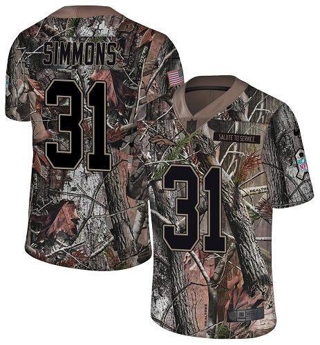Nike Broncos #31 Justin Simmons Camo Stitched NFL Limited Rush Realtree Jersey