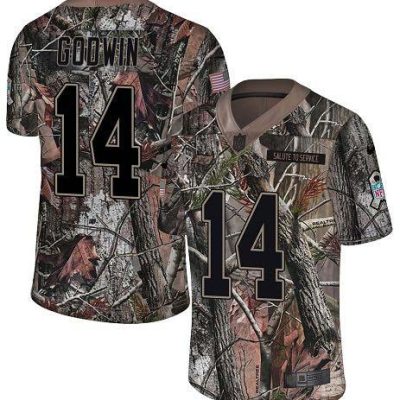 Nike Buccaneers #14 Chris Godwin Camo Stitched NFL Limited Rush Realtree Jersey