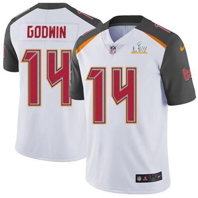 Nike Buccaneers #14 Chris Godwin White Super Bowl LV Bound Stitched NFL Vapor Untouchable Limited Jersey