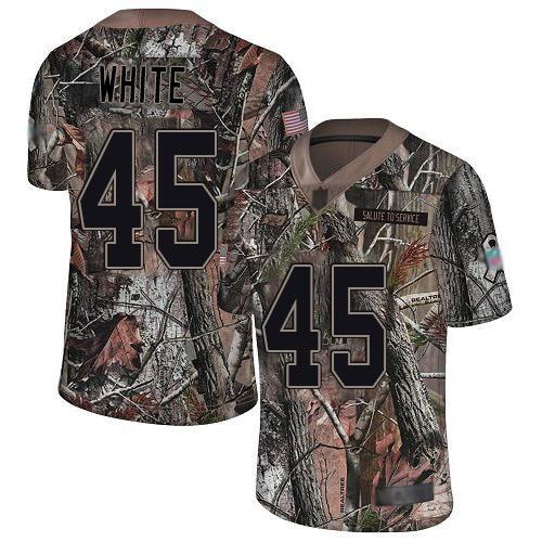Nike Buccaneers #45 Devin White Camo Stitched NFL Limited Rush Realtree Jersey