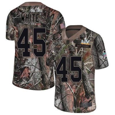 Nike Buccaneers #45 Devin White Camo Super Bowl LV Bound Stitched NFL Limited Rush Realtree Jersey