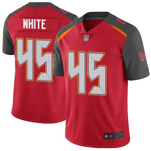 Nike Buccaneers #45 Devin White Red Team Color Stitched NFL Vapor Untouchable Limited Jersey