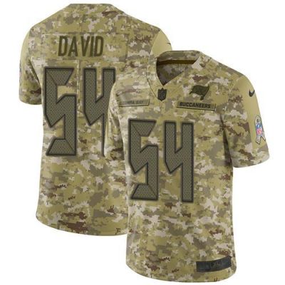Nike Buccaneers #54 Lavonte David Camo Stitched NFL Limited 2018 Salute To Service Jersey