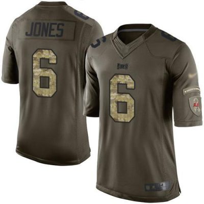 Nike Buccaneers #6 Julio Jones Green Stitched NFL Limited 2015 Salute To Service Jersey