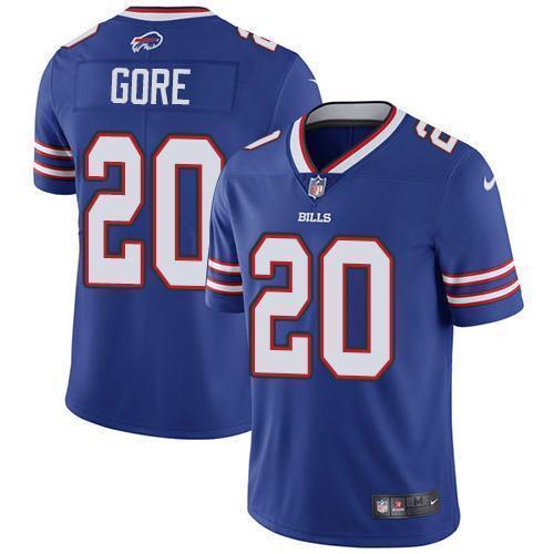 Buffalo Bills #20 Frank Gore Royal Blue Team Color Stitched NFL Vapor Untouchable Limited Jersey
